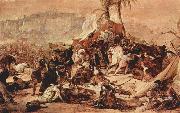Francesco Hayez The Seventh Crusade against Jerusalem Spain oil painting artist